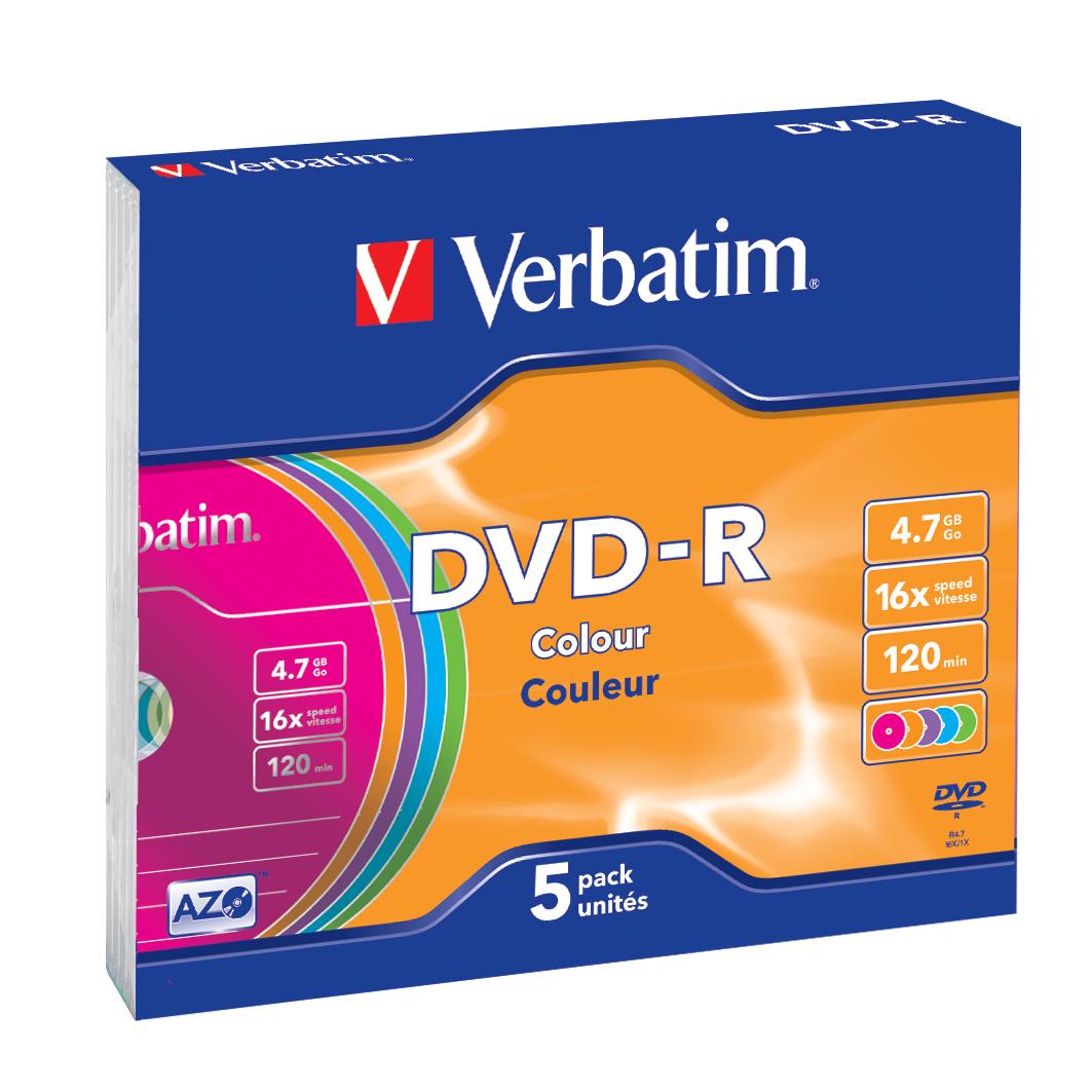 43557 KIT 5 DVD-R 4.7GB 16X...