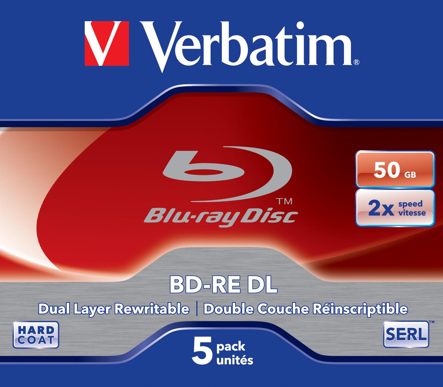 Verbatim BD-RE DL 50GB 2 x...