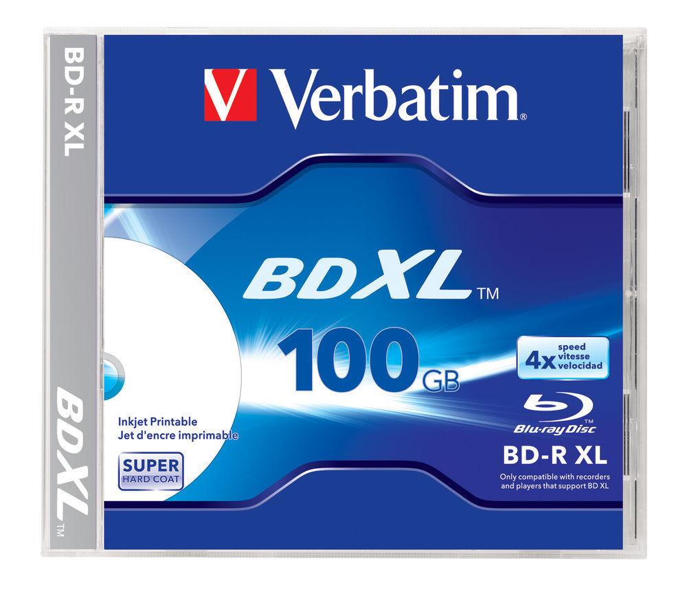 Verbatim BD-R XL 100 GB 4x 1 pz