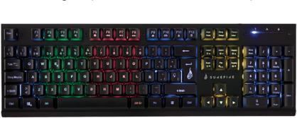 Verbatim KingPin X2 tastiera Giocare USB QWERTZ Tedesco Nero