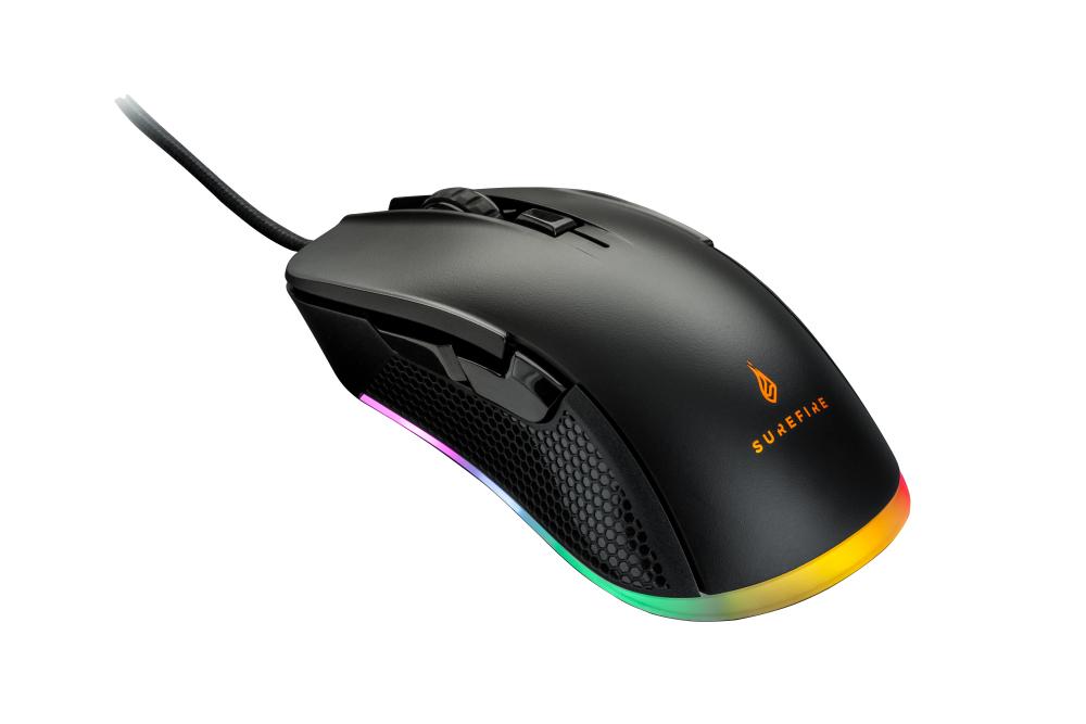 SureFire Buzzard Claw mouse Giocare Mano destra USB tipo A Ottico 7200 DPI (BUZZARD CLAW GAM.MOUSE - 6-BUTTON MOUSE WITH RGB)