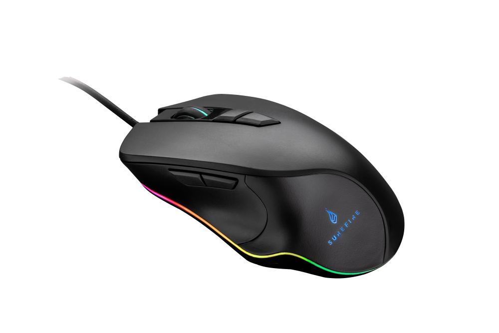 SureFire Martial Claw mouse Giocare Mano destra USB tipo A Ottico 7200 DPI (MARTIAL CLAW GAMINIG MOUSE - 7-BUTTON MOUSE WITH RG