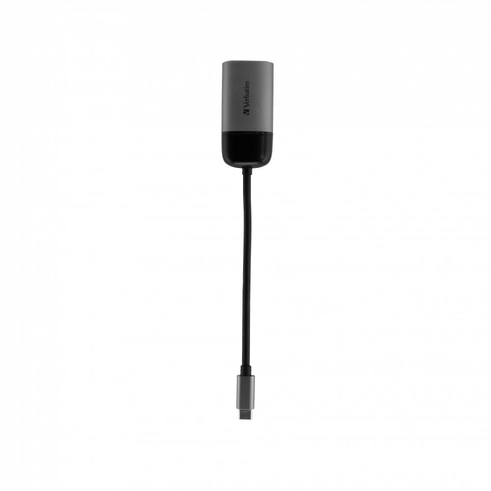 Verbatim 49145 cavo e adattatore video 001 m USB tipo-C VGA D-Sub Nero Argento (VERBATIM USB-C VGA ADAPTER USB 3.1 GEN 1/ VGA 1