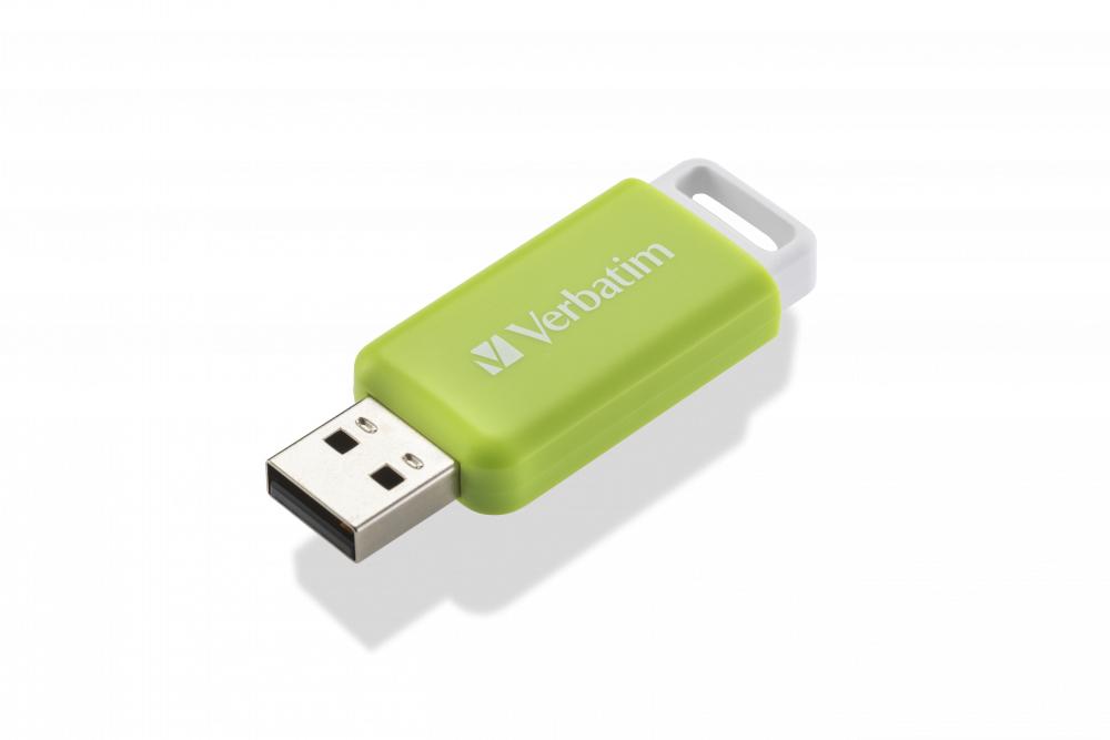 Verbatim V DataBar unità  flash USB 32 GB USB tipo A 2.0 Verde (VERBATIM V DATABAR USB 2.0 DRIVE GREEN 32GB)