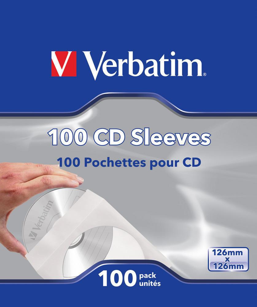 Manica con softpack alla verna per 1 disco, vendita al dettaglio (pacchetto da 100) - 49976
