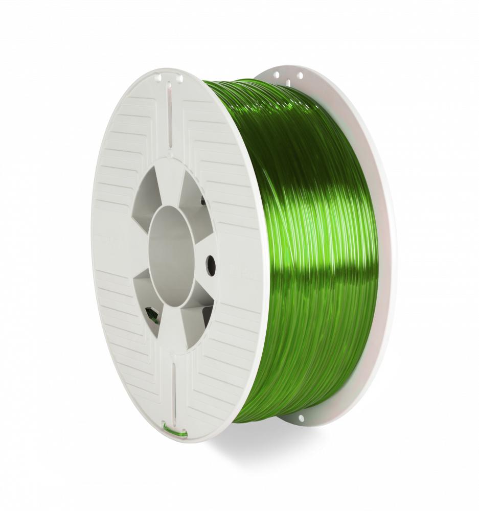 Verbatim 55057 materiale di stampa 3D Polietilene Tereftalato Glicole (PETG) Verde, Trasparente 1 kg