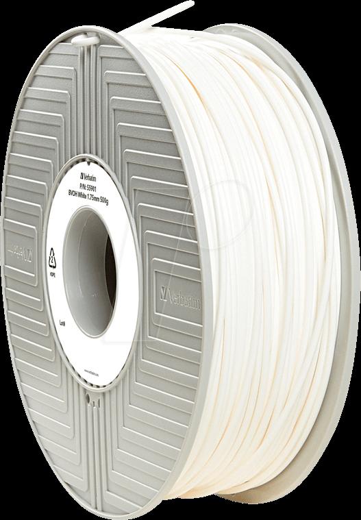 Verbatim 55903 materiale di stampa 3D Copolimero del butandiolo e dell'alcol vinilico BVOH Trasparente 500 g (Verbatim 3D FILAM