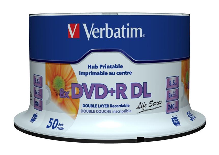 VERBATIM DVD+R 8.5GB 8X SP50
