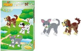 Perle da stiro Hama Midi "Cani e gatti", Diametro di regalo Diametro in sala da stiro Midi: 5,0 mm - 1 pezzo (00003449)