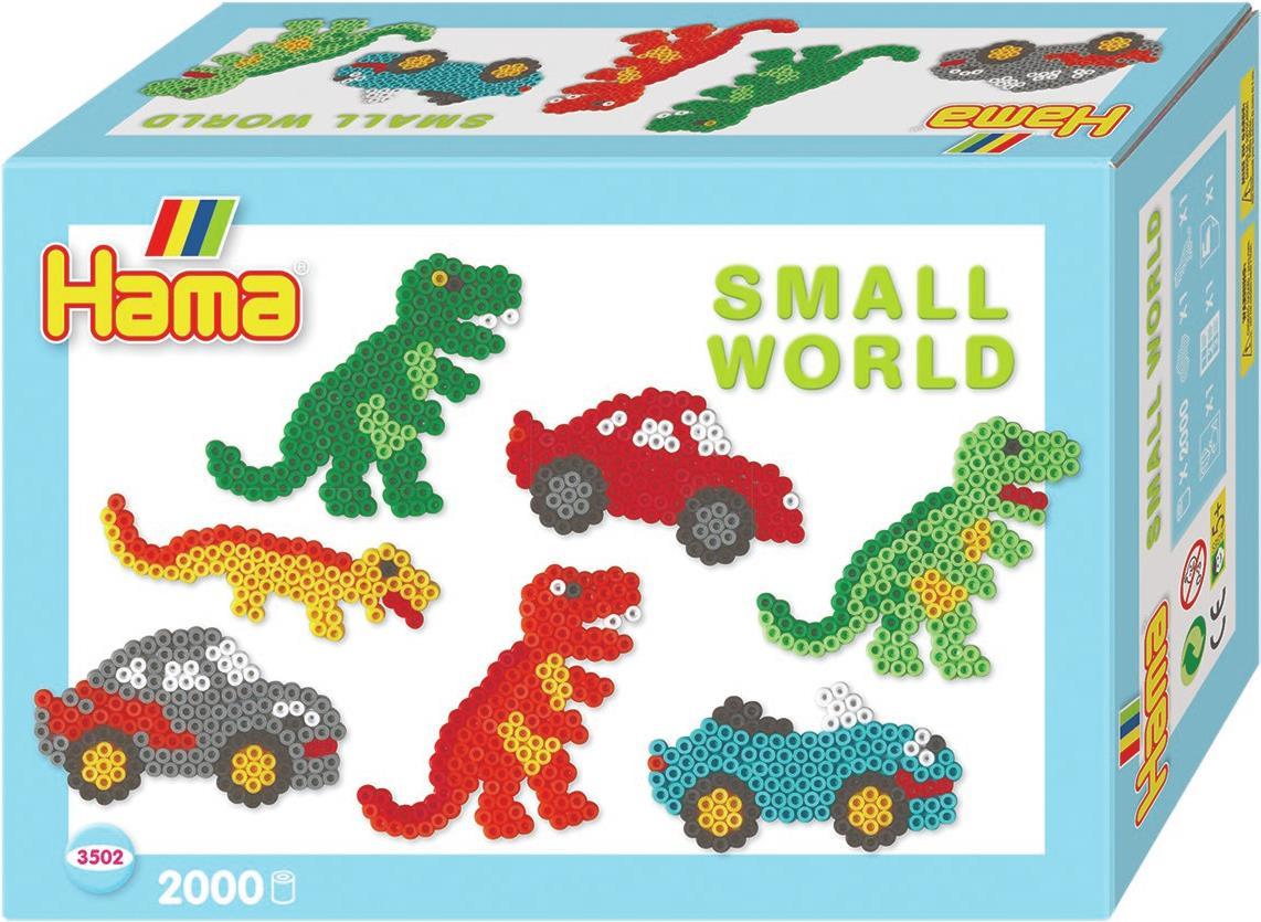 Perle da stiro Hama Midi "Small World Auto", Diametro regalo da stiro Midi: 5,0 mm - 1 pezzo (3502)