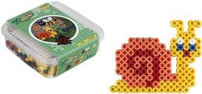 Perline termoadesive Hama maxi piastra con mollette "animali striscianti" in scatola diametro perlina termoadesiva maxi 100 mm