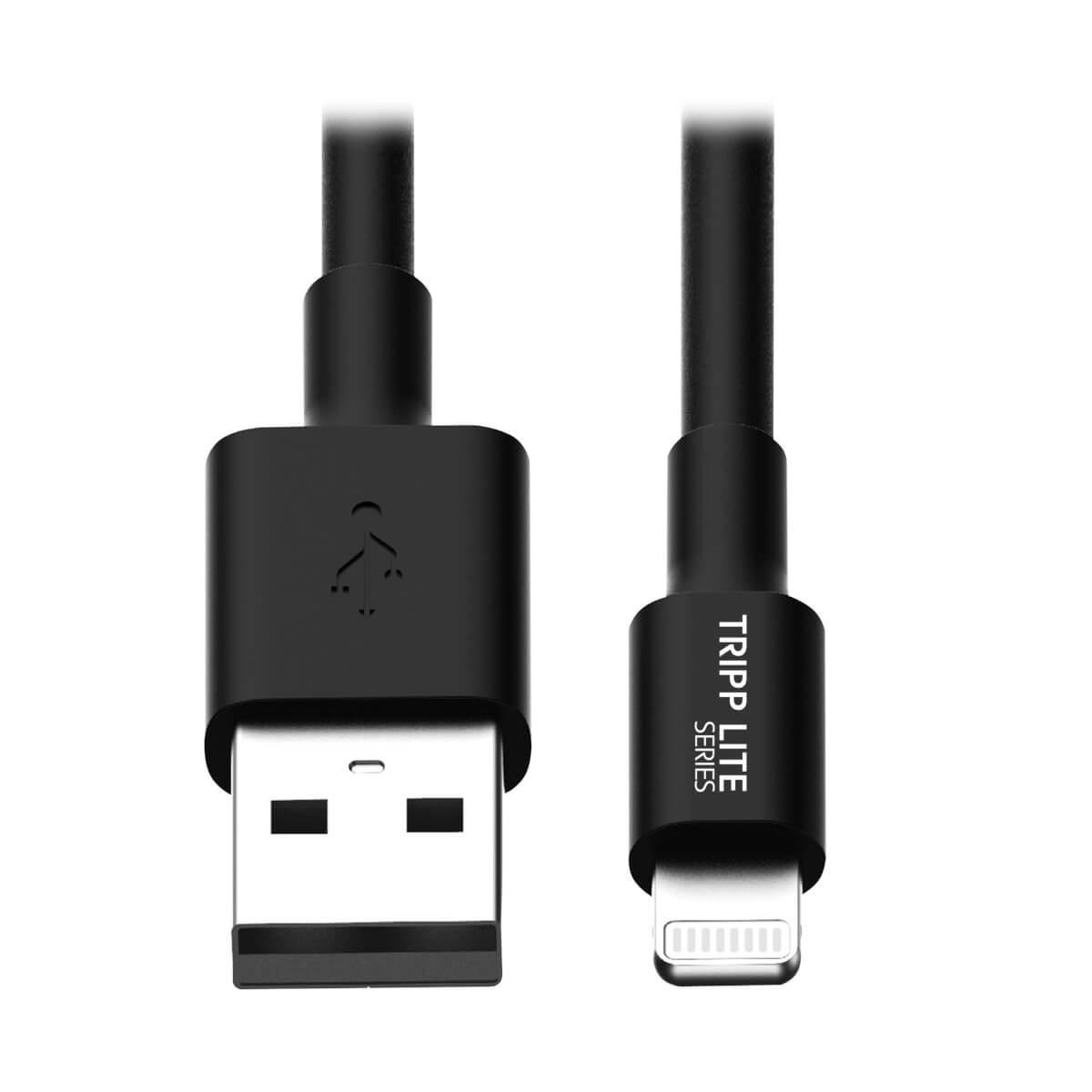 Tripp Lite M100-10N-BK-10 cavo Lightning 0,254 m Nero