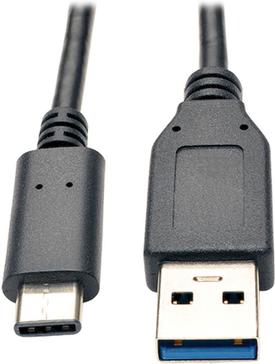 Tripp Lite U428-003 cavo USB 0,91 m USB 3.2 Gen 2 (3.1 Gen 2) USB C USB A Nero