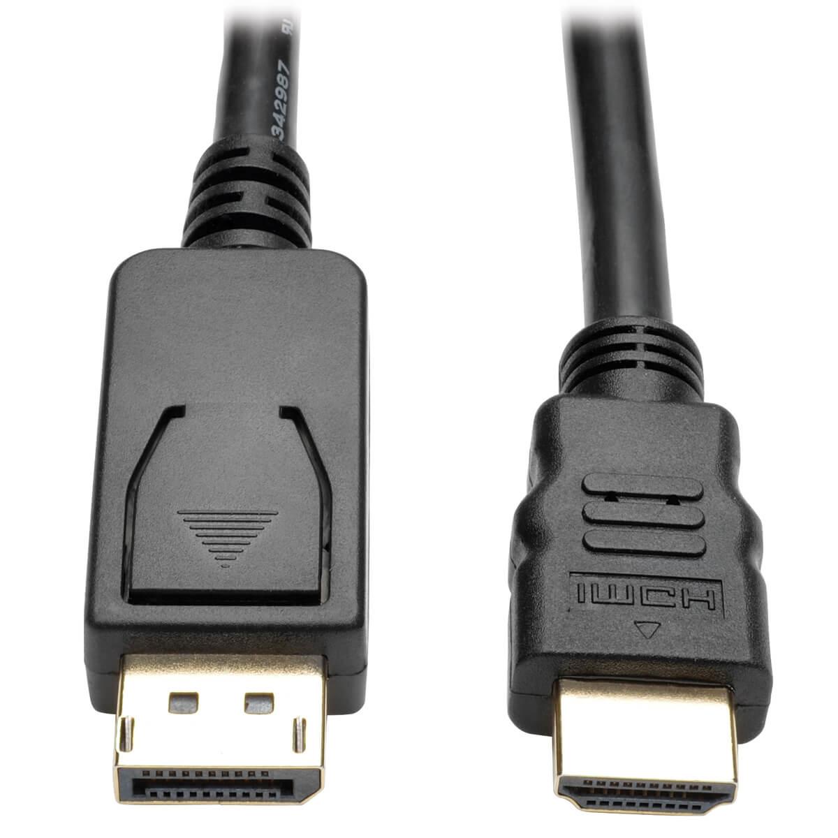 Tripp Lite P582-006-V2 cavo e adattatore video 1,83 m DisplayPort HDMI Nero, Metallico (Eaton Tripp Lite Series DisplayPort 1.2