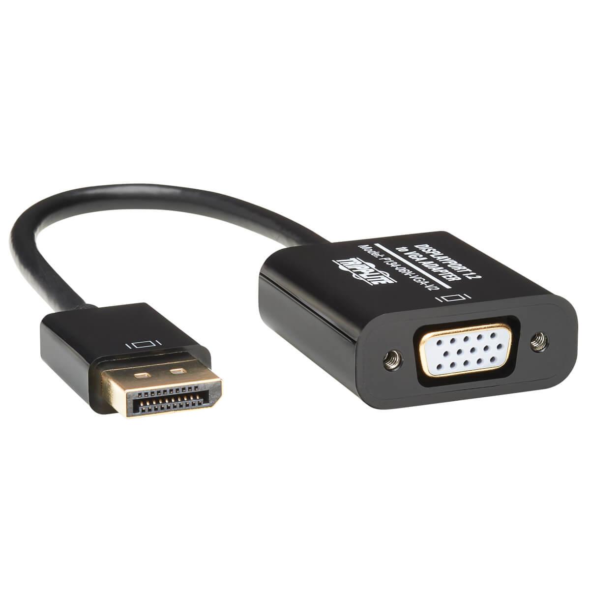 Tripp Lite P134-06N-VGA-V2 cavo e adattatore video 015 m DisplayPort VGA HD15 Nero (Tripp Lite 6in DisplayPort to VGA Adapter A