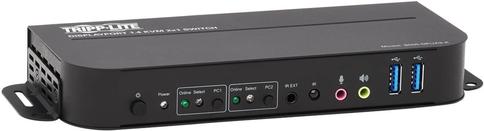 Tripp Lite B005-DPUA2-K switch per keyboard-video-mouse [kvm] Nero (2-Port DisplayPort/USB KVM Switch - 4K 60 Hz, HDR, HDCP 2.2