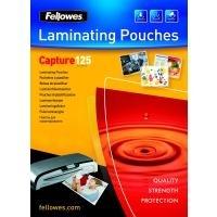 Borse di laminazione Fellowes cattura 125 micron - 125 mikron 100 -pack - lucido - 60 x 90 mm - borse per laminazione (5397401)