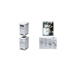 Pattumiera Fellowes R-Kive System - Grigio - Bianco - 300 x 500 x 600 mm - 300 x 500 x 600 mm (0193201)