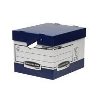 Fellowes 0038801 scatola per la conservazione di documenti Carta Blu (SYSTEM HD BOX/ERGO HANDLES[FSC])