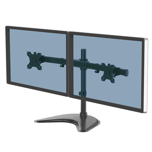 Fellowes Seasa 8043701 supporto da tavolo per Tv a schermo piatto 68,6 cm [27] Nero Scrivania (Fellowes 8043701 Seasa Freestand