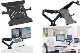 Fellowes Platinum Series 8044101 supporto da tavolo per Tv a schermo piatto 432 cm 17 Nero Scrivania (LAPTOP ARM ACCESSORY)