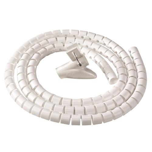 Fellowes CableZip Pavimento Tubo flessibile per cavo Bianco 1 pz (Fellowes 9929901 Cable Zip - White)