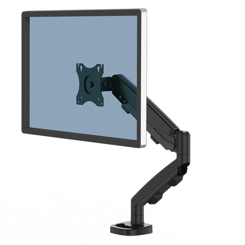 Fellowes Eppa 9683101 supporto da tavolo per Tv a schermo piatto 101,6 cm [40] Nero Scrivania (Fellowes 9683101 Eppa Single Mon