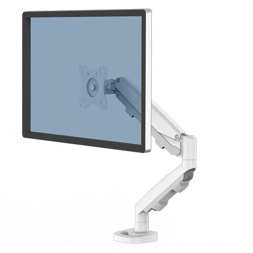 Fellowes Eppa 9683201 supporto da tavolo per Tv a schermo piatto 101,6 cm [40] Bianco Scrivania (Fellowes 9683201 Eppa Single M