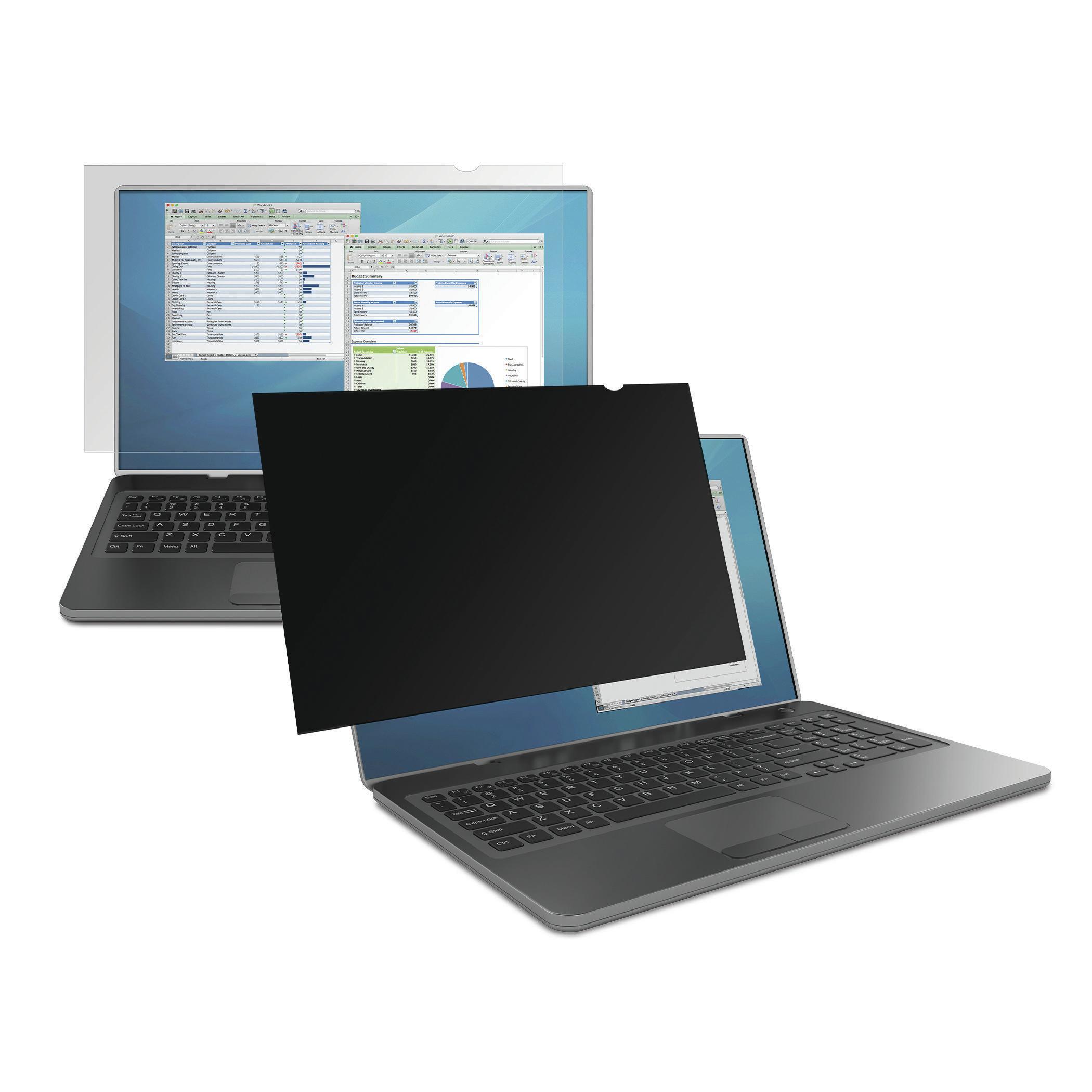 Fellowes 4819301 schermo anti-riflesso Filtro per la privacy senza bordi per display 356 cm 14 (Fellowes 4819301 14 Inch Edge t