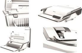 Fellowes lowes Lyra 3 in 1 Binding Centre DD 300 fogli Grigio Bianco (Fellowes Lyra Manual 3 in 1 Binding Centre Comb Binding M