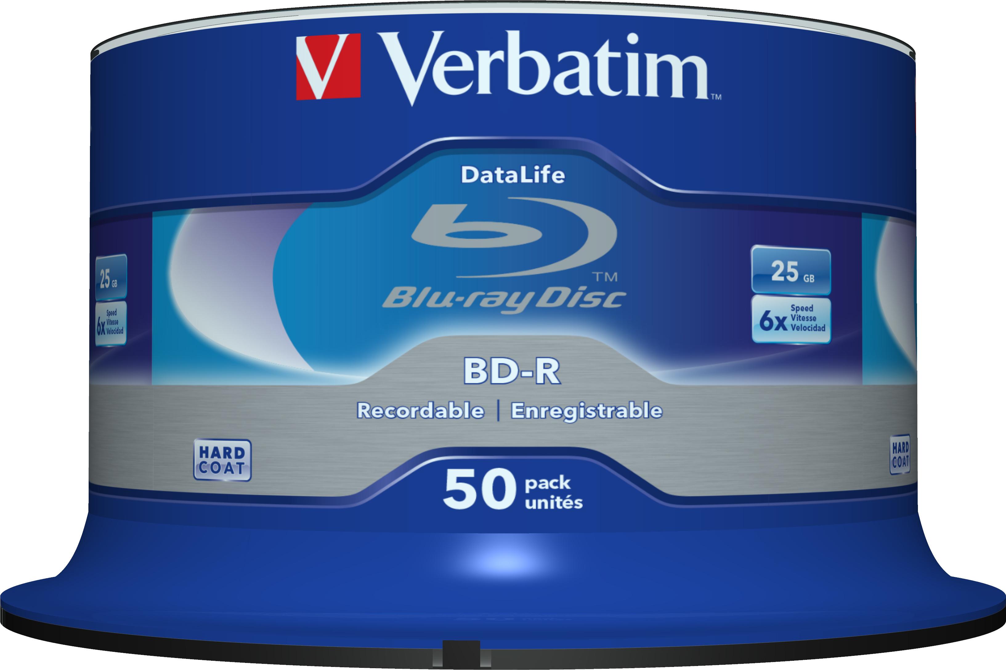 Verbatim Datalife 6x BD-R 25 GB 50 pz