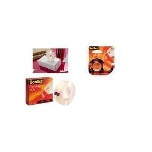 Film adesivo scozzese 3M Crystal Clear 600, Caddy Pack altamente trasparente, leggero e sciato (6-1975C3)
