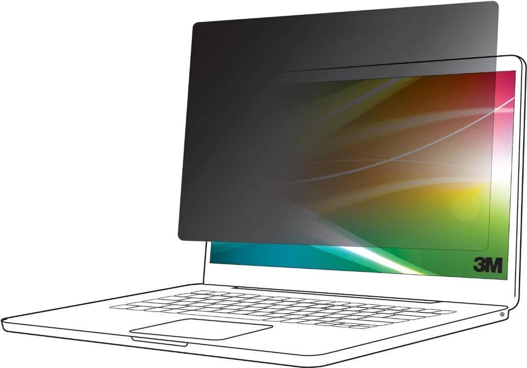 3M BP123C3E schermo anti-riflesso Filtro per la privacy senza bordi per display 312 cm 12.3 (3M Bright Screen Privacy Filter fo