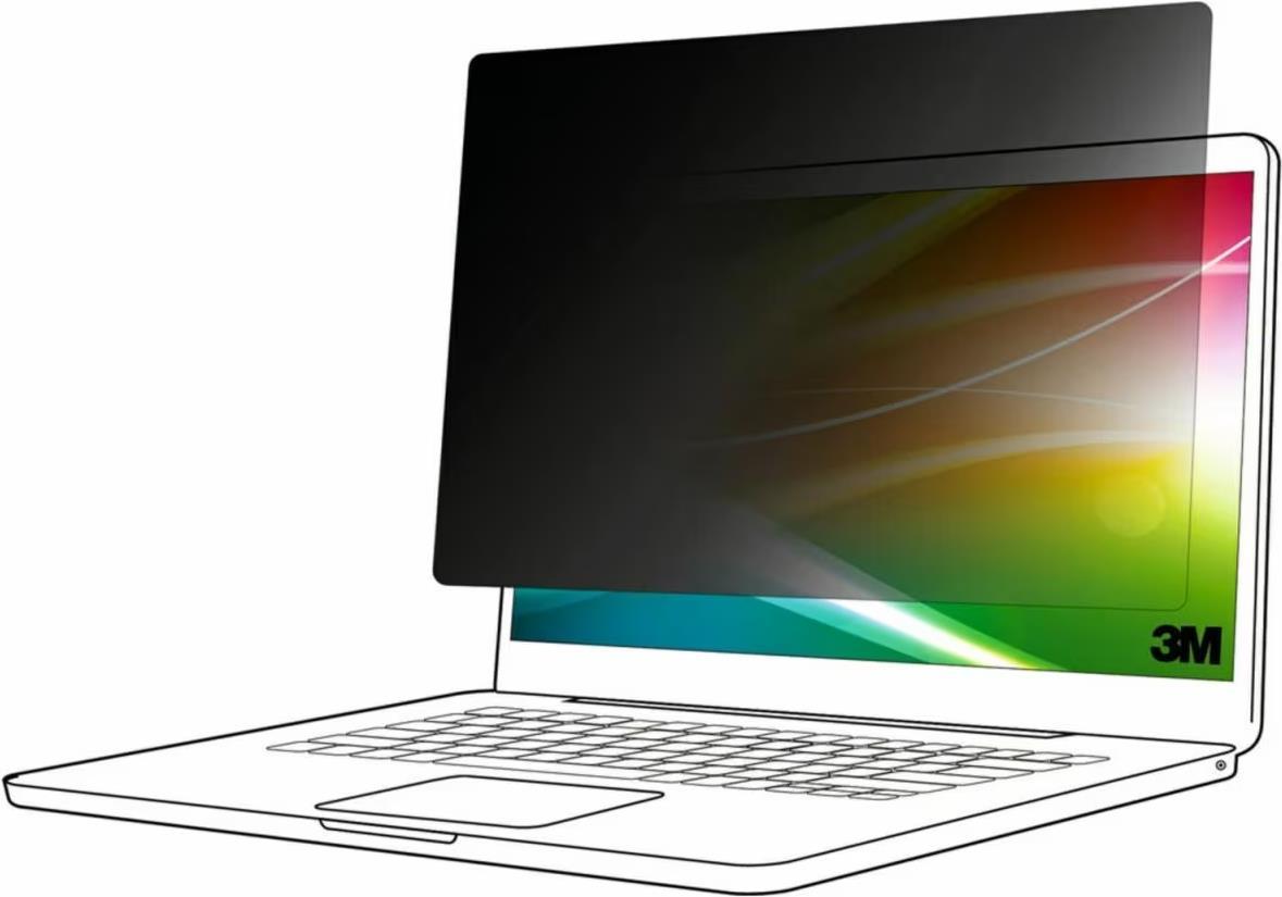 3M BP173W9B schermo anti-riflesso Filtro per la privacy senza bordi per display 439 cm 17.3 (3M Bright Screen Privacy Filter fo