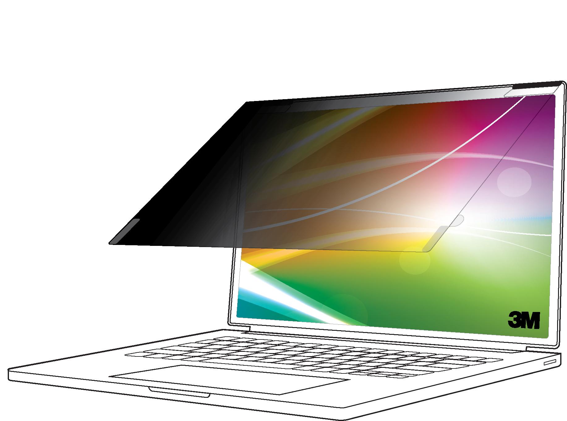 3M Filtro Privacy Bright Screen per Microsoft® Surface® Laptop 7 13.8 pol, 3:2, BPNMS005