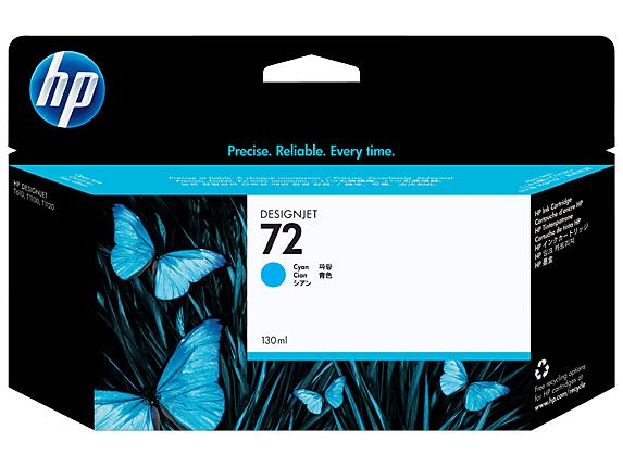 HP Cartuccia inchiostro ciano 72 130 ml