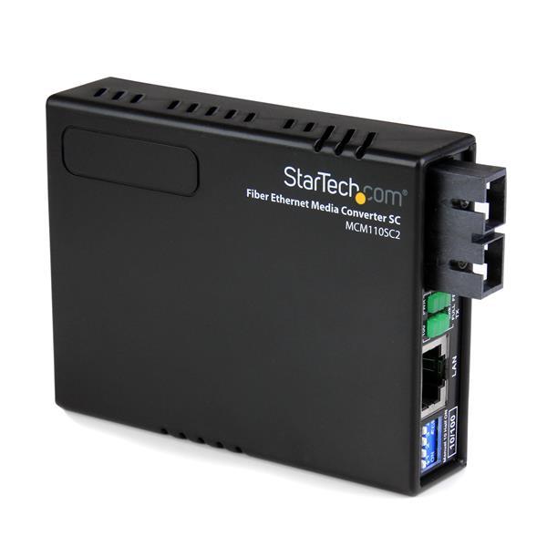 StarTech.com Convertitore media Ethernet fibra multimodale 10/100 SC 2 km (StarTech.com Convertitore media Ethernet fibra multi