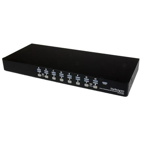 STARTECH.COM KIT DE COMMUTATEUR KVM USB A MONTAGE SUR RACK 1U 16 PORTS AVEC AFFICHAGE A L'ECRAN ET CABLES - COMMUTATEUR KVM - 1