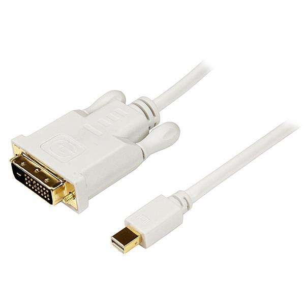 StarTech.com Cavo convertitore adattatore Mini DisplayPort a DVI da 1,8 m Ã¢â‚¬â€œ Mini DP a DVI 1920x1200 - Bianco