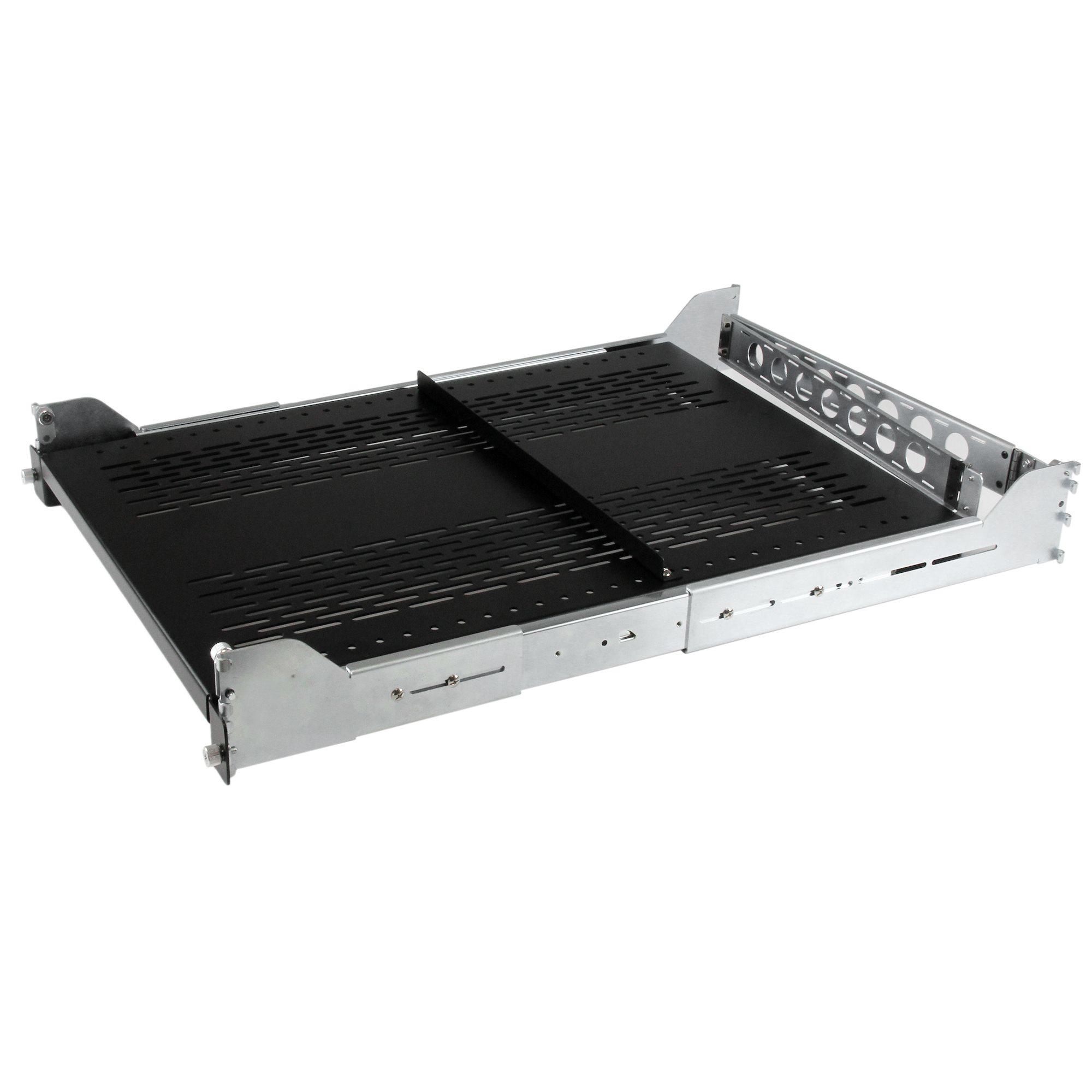 StarTechcom Ripiano Scorrevole Ventilato 2U con