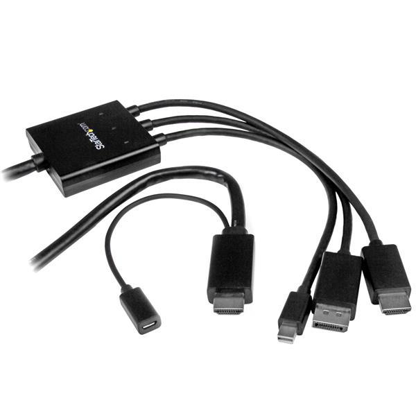 MINI DP VERS HDMI DE 2 M