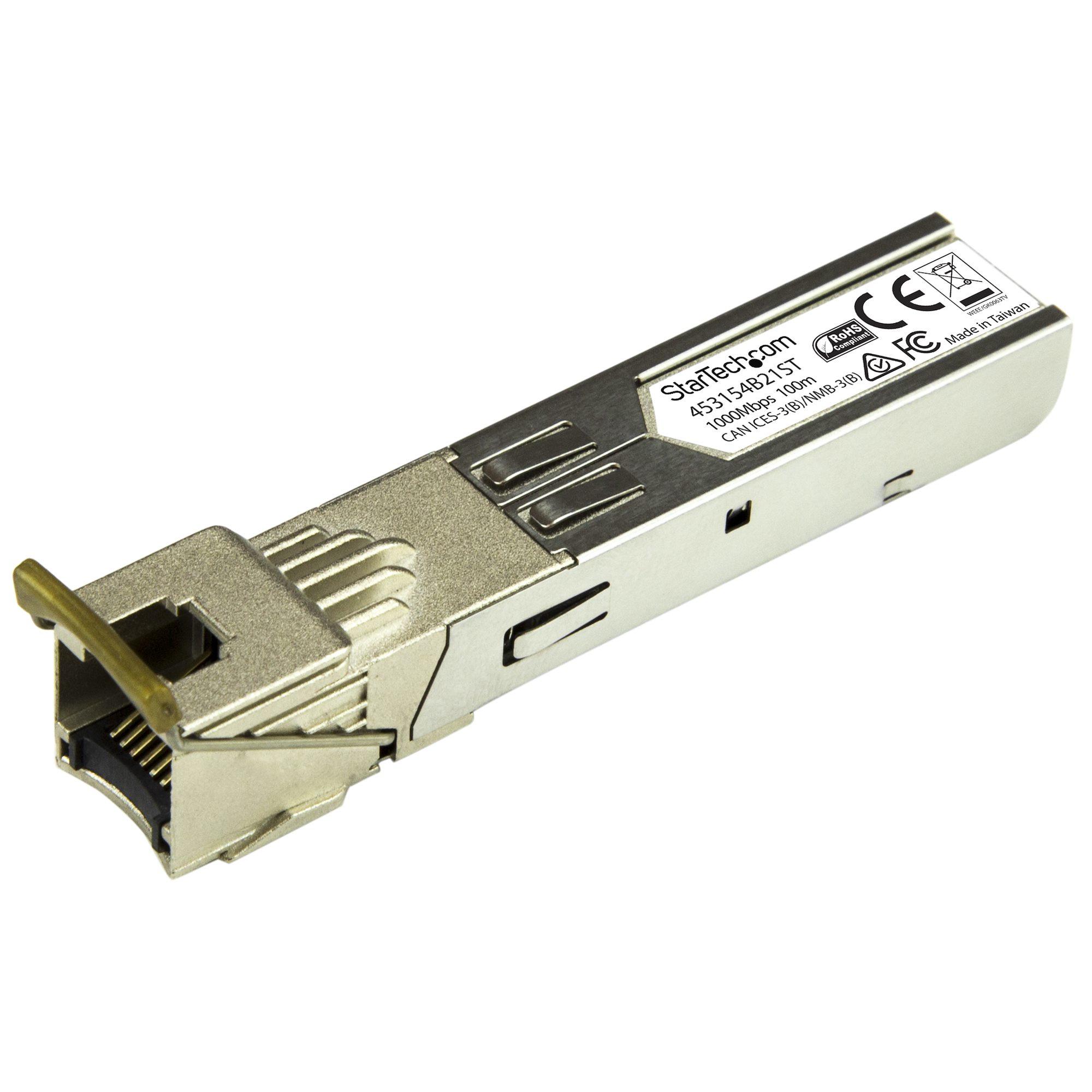 StarTech.com HPE 453154-B21 Compatibile Ricetrasmettitore SFP - 1000BASE-T (GB RJ45 COPPER SFP TRANSCEIVER - MODULE-HP 453154-B