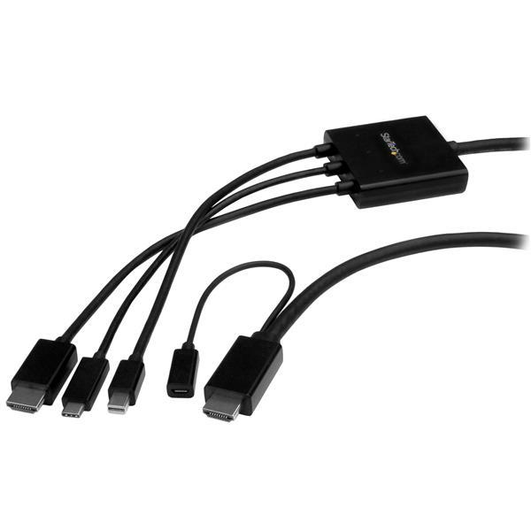 OU MINI DP VERS HDMI DE 2 M