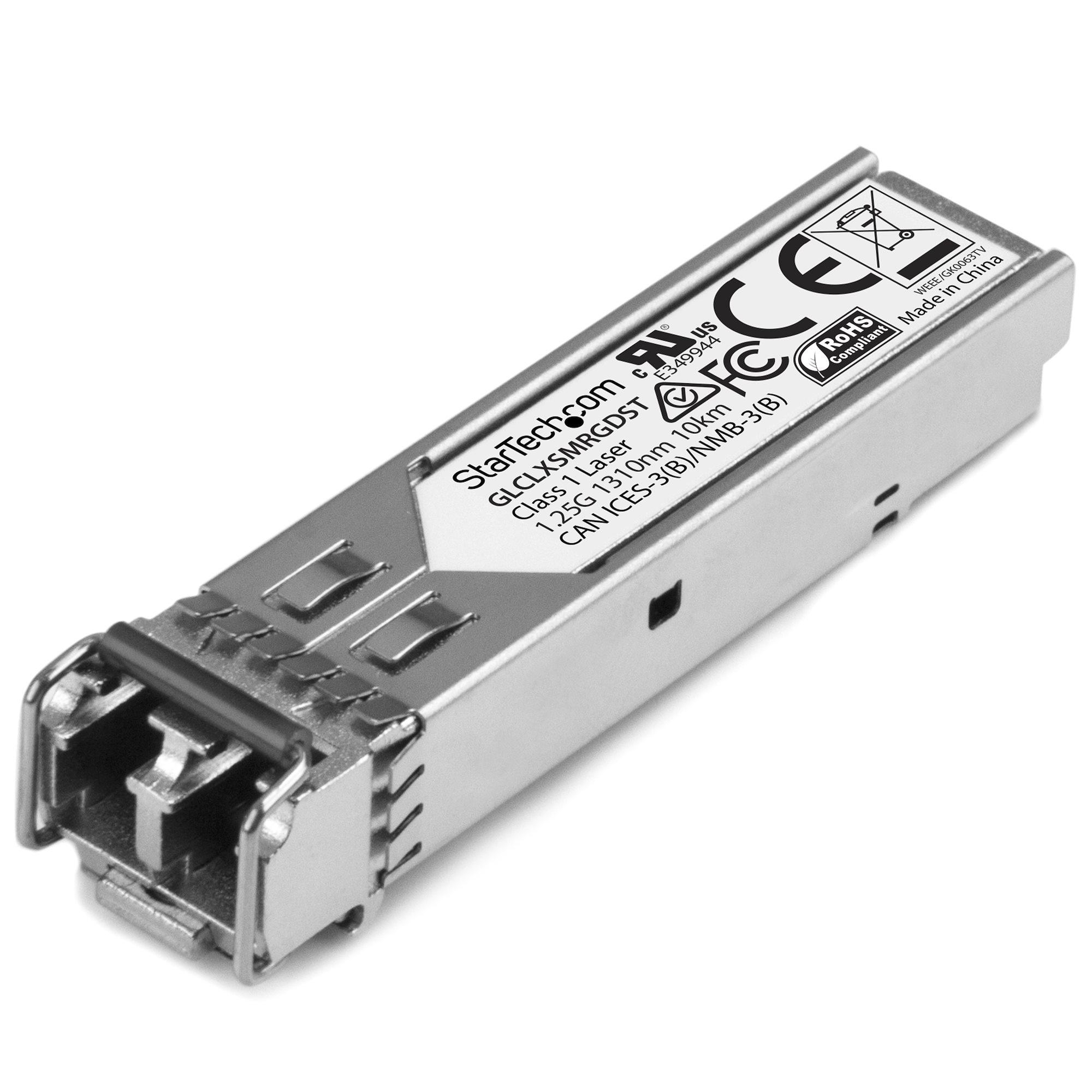 StarTech.com Cisco GLC-LX-SM-RGD Compatibile Ricetrasmettitore SFP - 1000BASE-LX (Cisco GLC-LX-SM-RGD 1000Base-LX SFP SM)