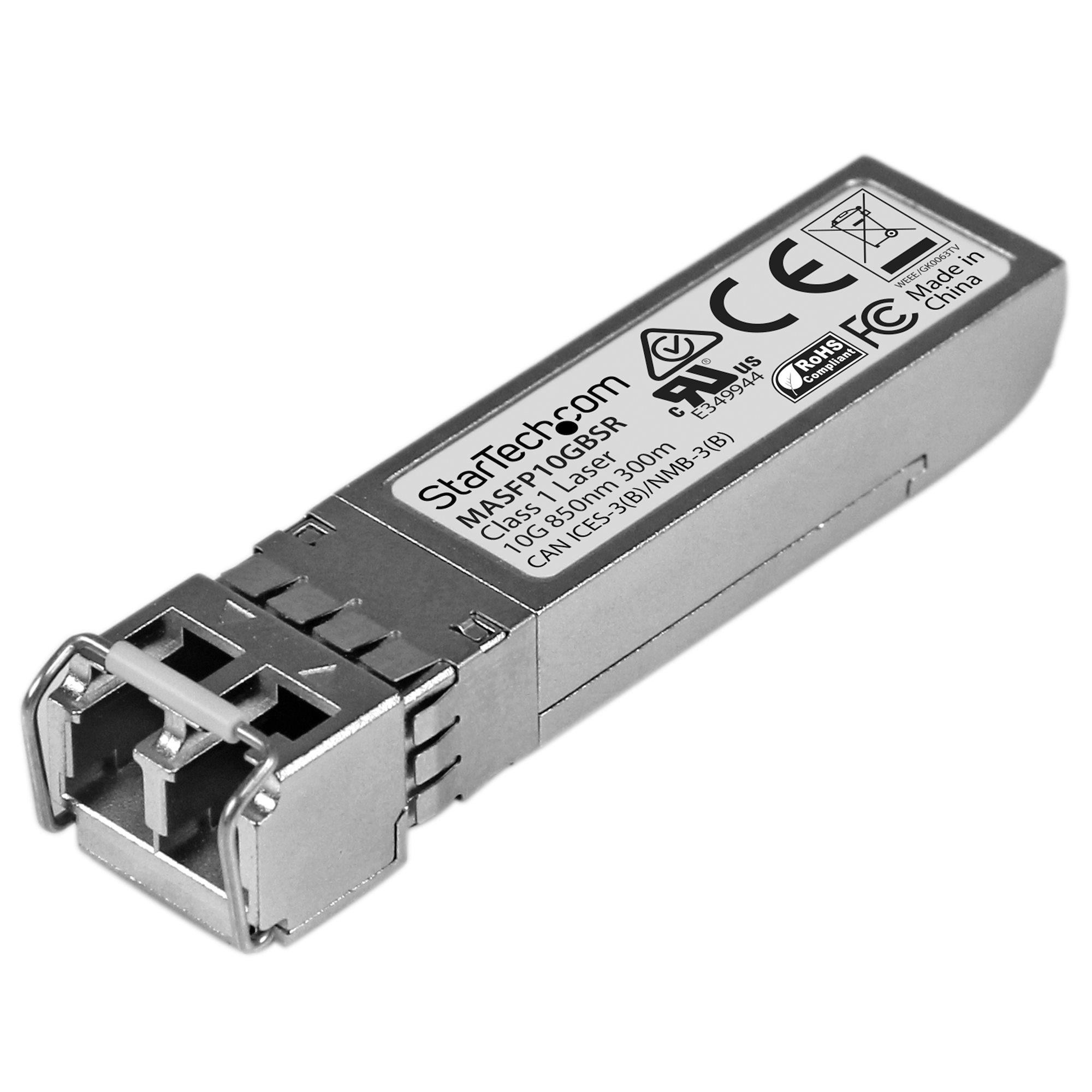 StarTech.com Cisco Meraki MA-SFP-10GB-SR Compatibile Ricetrasmettitore SFP - 10GBASE-SR (10 GB FIBER SFP - 10GBASE-SR - MA-SFP-