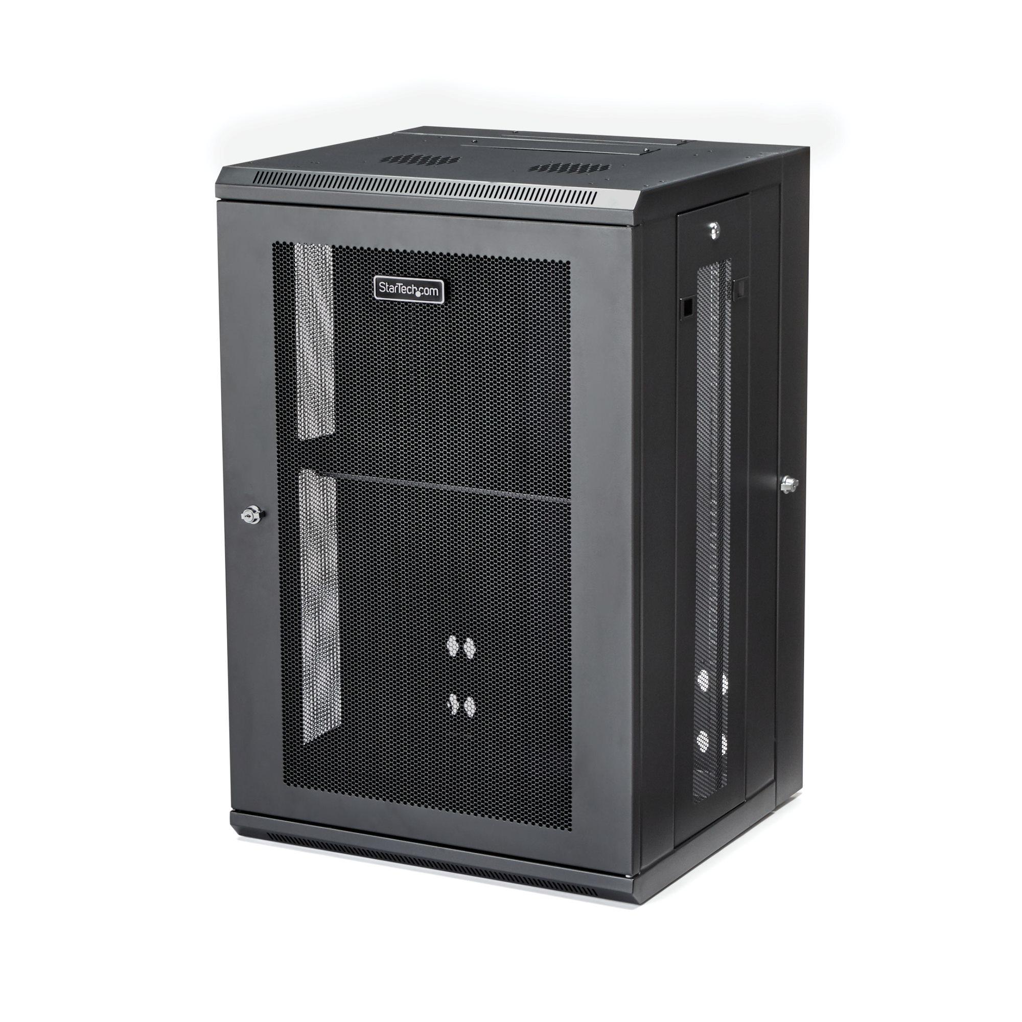 StarTech.com Armadio per Server Rack Montabile a Parete 18U - Armadio a Cerniera fino a 20 50cm di profondit (StarTech.com Arm
