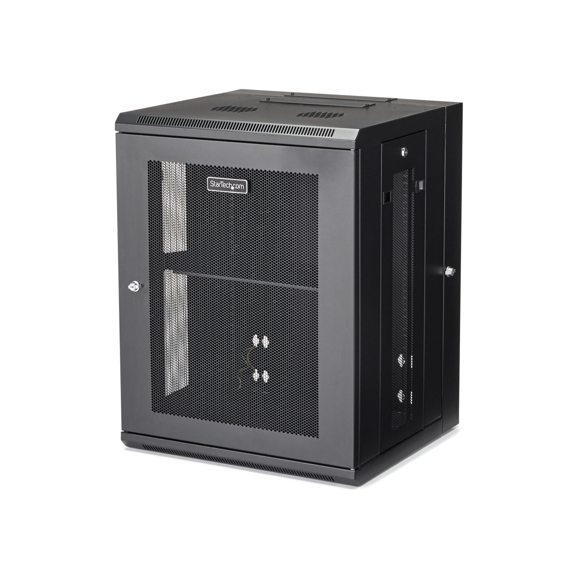 StarTech.com Armadio per Server Rack Montabile a Parete 15U - Armadio a Cerniera fino a 20 50cm di profondit (StarTech.com Arm