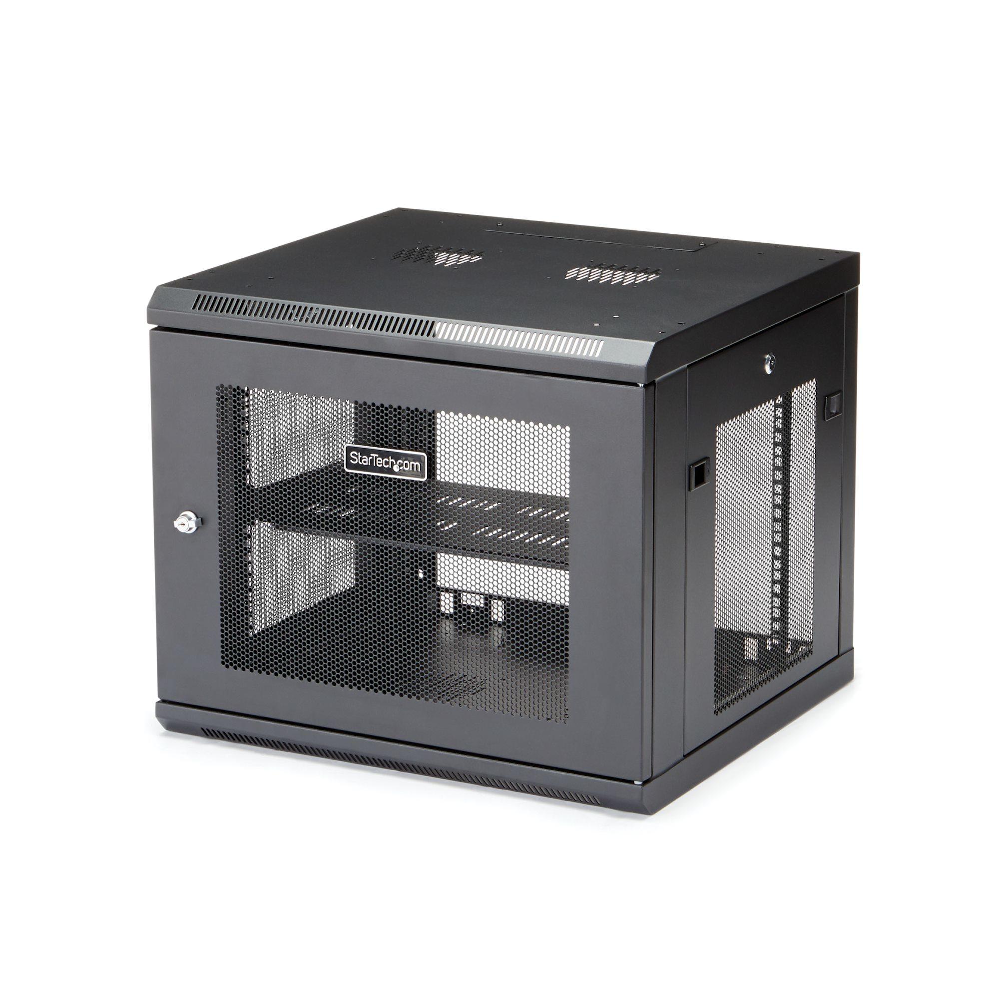 StarTech.com RK920WALM rack 9U Da parete Nero (WALL MOUNT NETWORK SWITCH - CABINET 9U SERVER RACK ENCLOSURE)