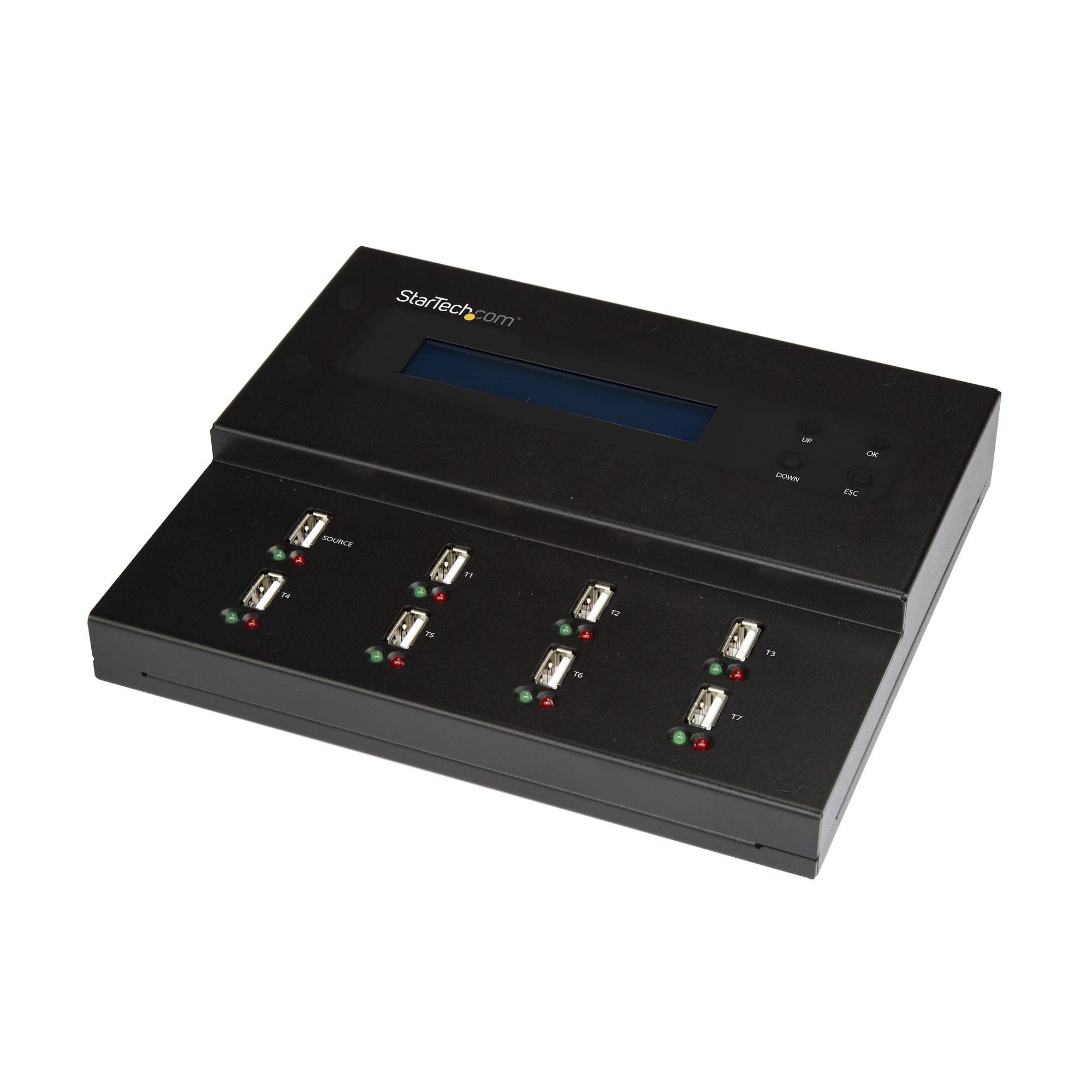 StarTech.com Docking Station per Unit Flash USB - Duplicatore/Eraser Standalone 17 per Chiavette USB consente la copia del sis