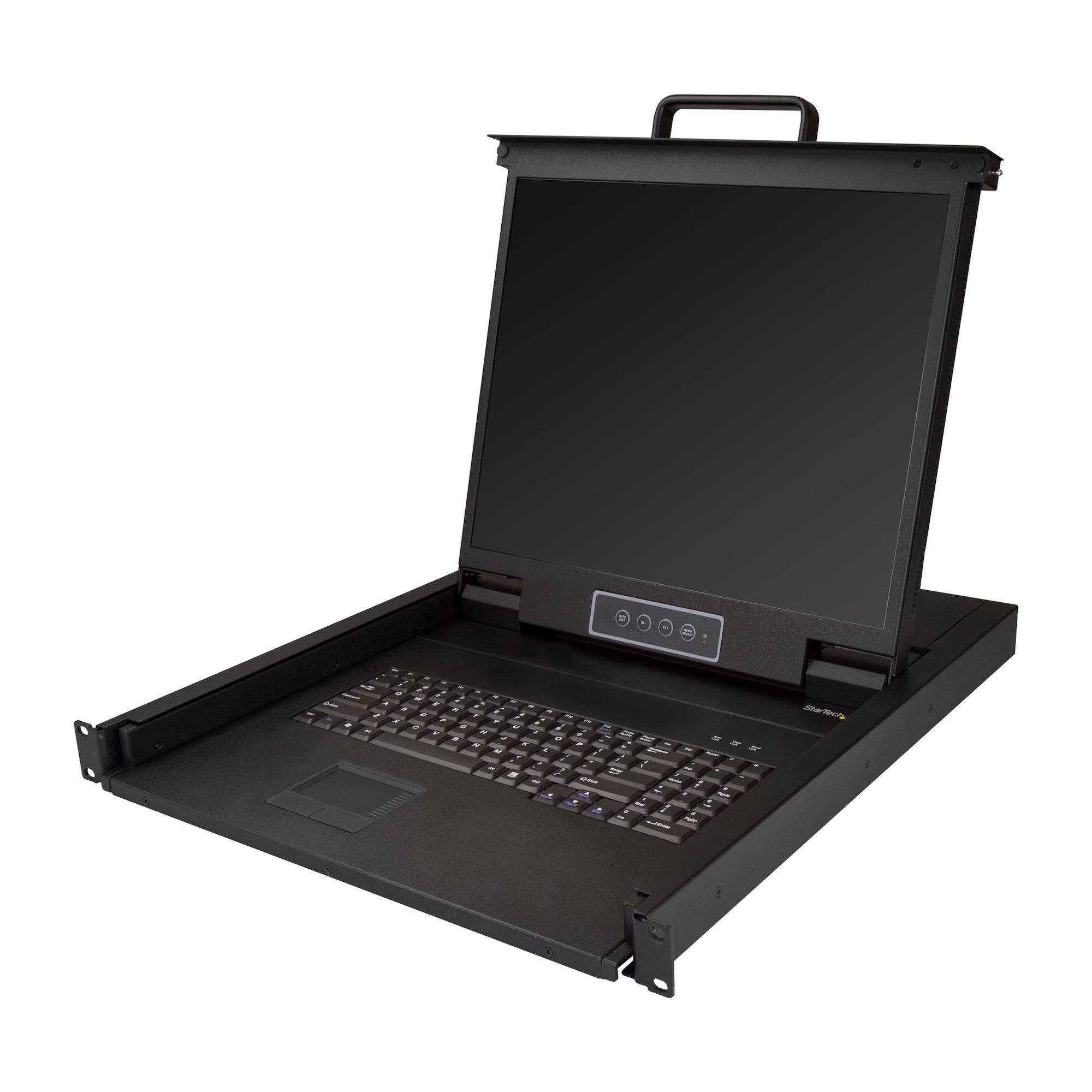 StarTech.com Console KVM per Armadio Rack con porta VGA - 19 - 1U (1U SINGLE PORT KVM CONSOLE FOR - SERVER RACK - VGA KVM - 19I